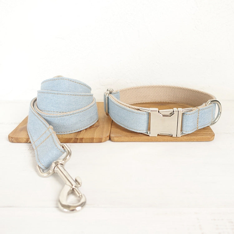 Denim Dog Leash – Casual Style for Everyday Walks