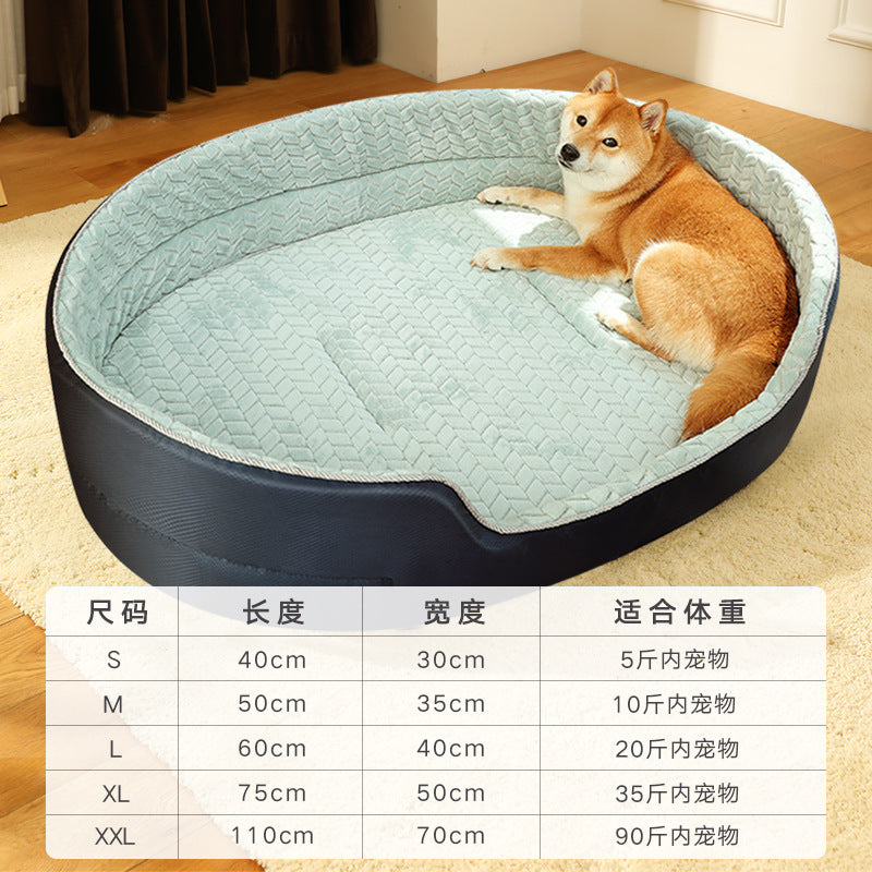 Pet Dog Bed with Removable Washable Cover – Easy Clean Comfort