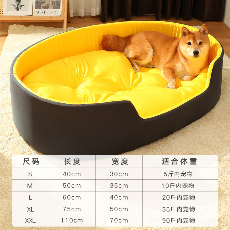 Pet Dog Bed with Removable Washable Cover – Easy Clean Comfort