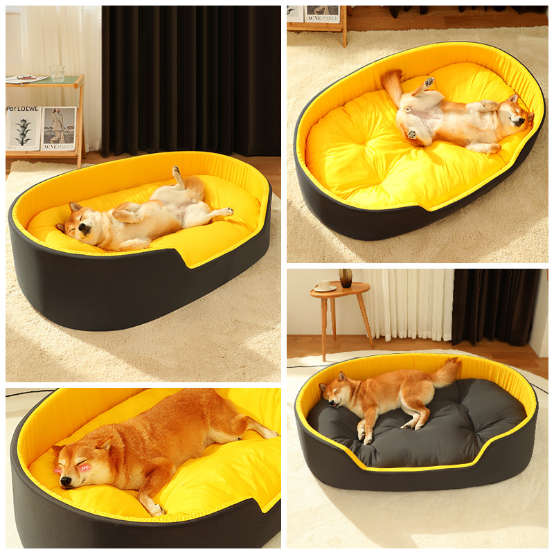 Pet Dog Bed with Removable Washable Cover – Easy Clean Comfort