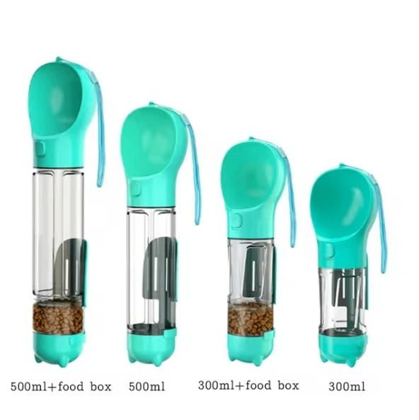 3-in-1 Pet Water Bottle – Hydration & Snacks On the Go