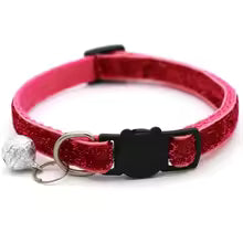 Colourful Cat Collar with Bell – Bright, Safe & Adjustable