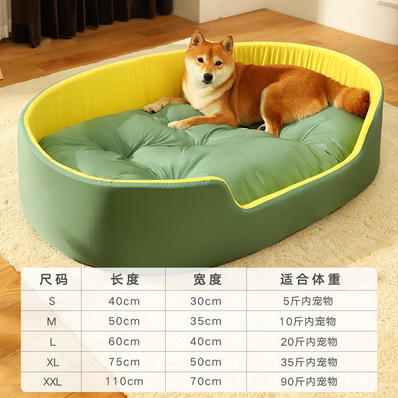 Pet Dog Bed with Removable Washable Cover – Easy Clean Comfort
