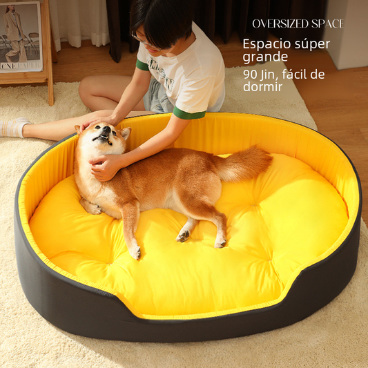 Pet Dog Bed with Removable Washable Cover – Easy Clean Comfort